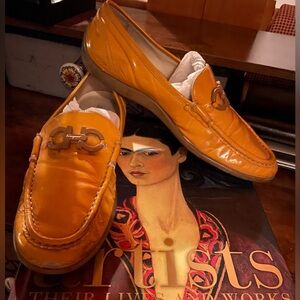 Rare Vintage Salvatore Ferragamo LoafersWith Logo Detail